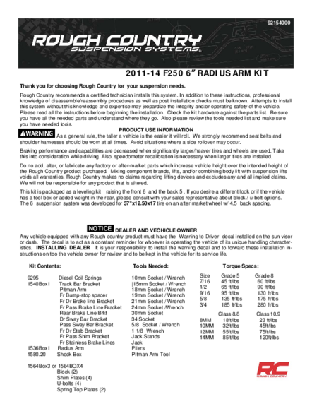 Installation Manual